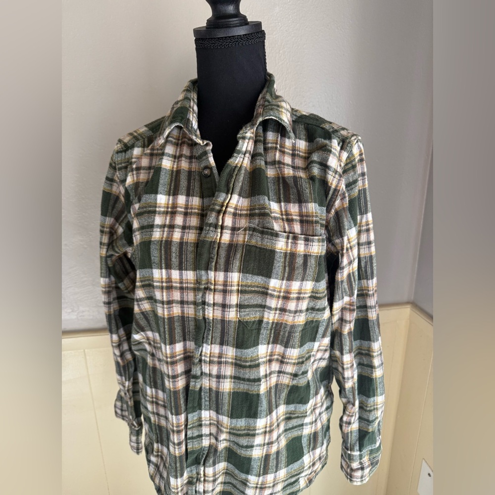 Eddie Bauer Forest Plaid Shirt